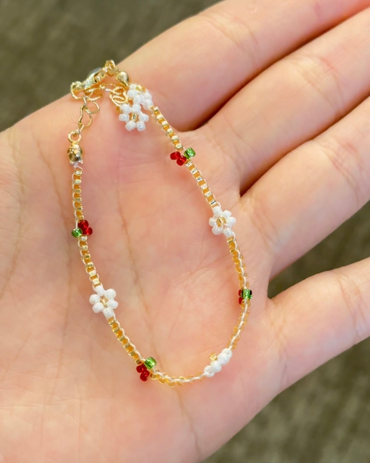 Daisy Cherry Bracelet