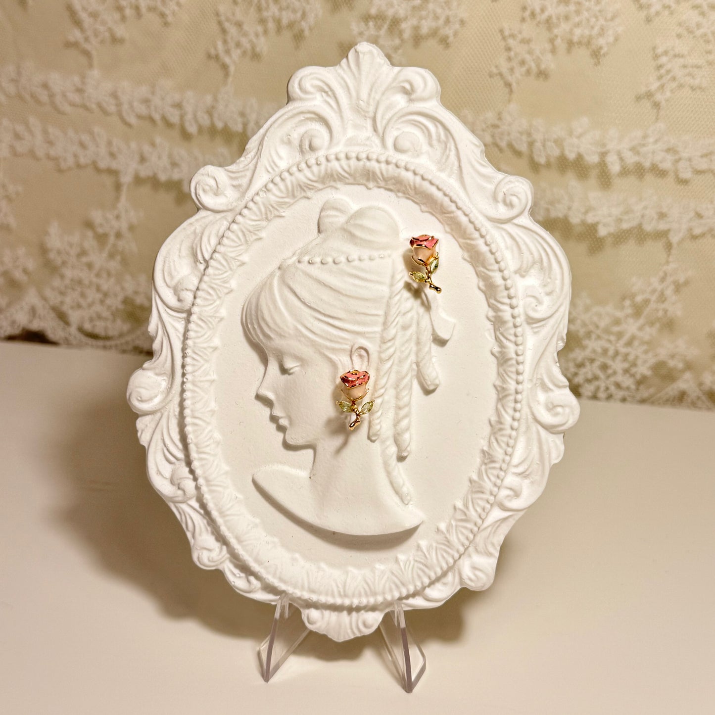 Mini Rose Earrings