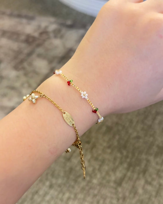 Daisy Cherry Bracelet