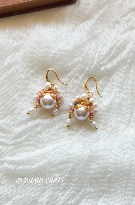 Peony Earrings